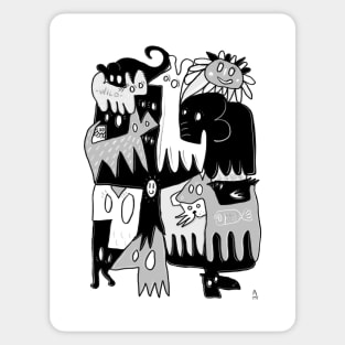 B&W Sticker